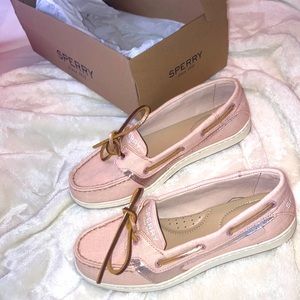 Sherry top sider starfish shimmer size 6 brand new in box never worn.